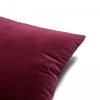 Velvet Weinrotes Dekokissen 50x30